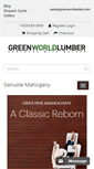 Mobile Screenshot of greenworldlumber.com